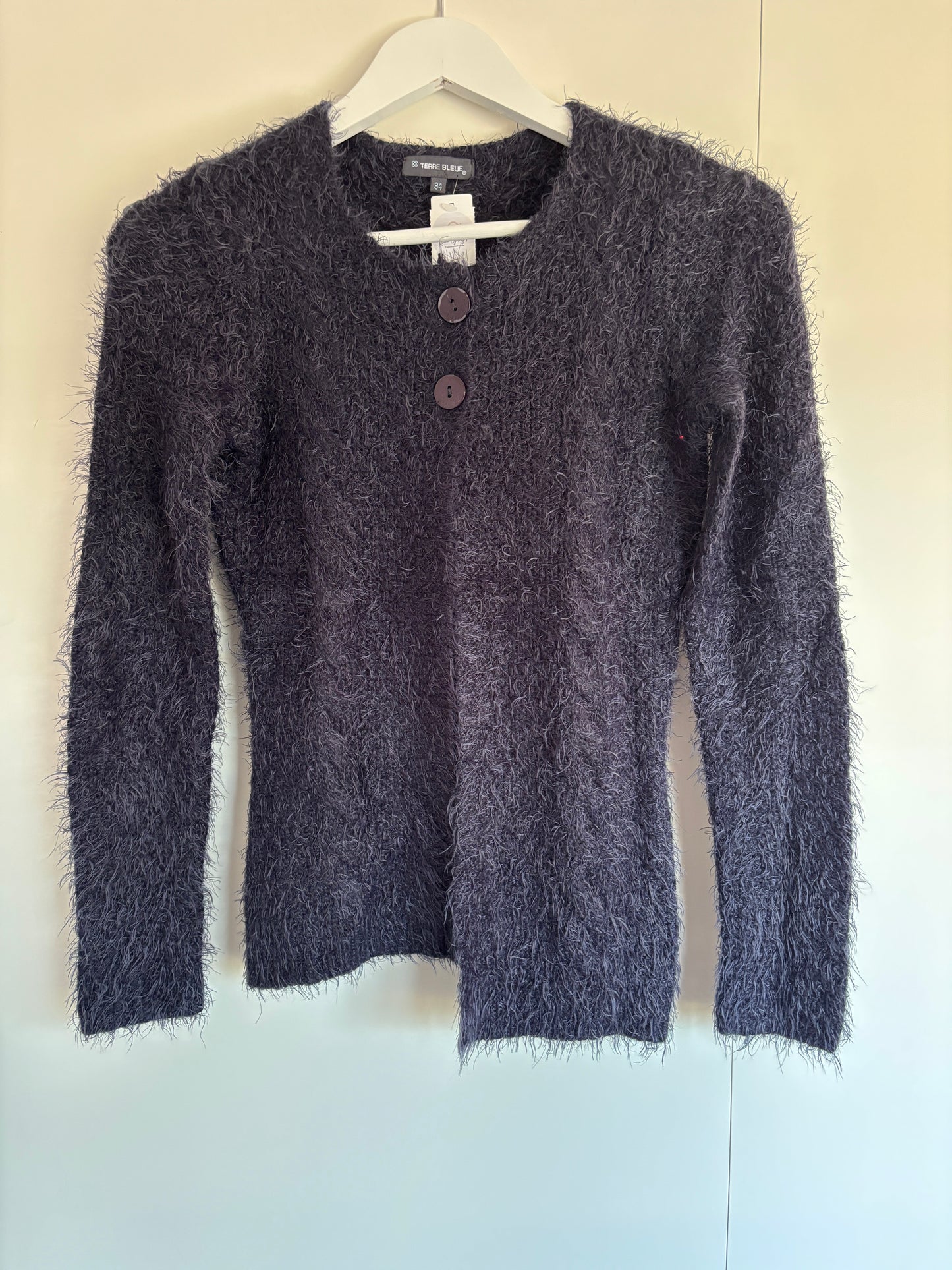 Marineblauwe cardigan