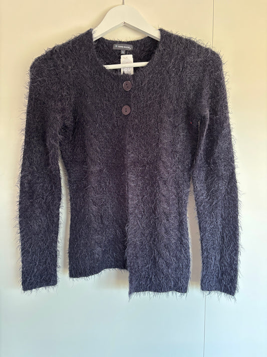 Marineblauwe cardigan