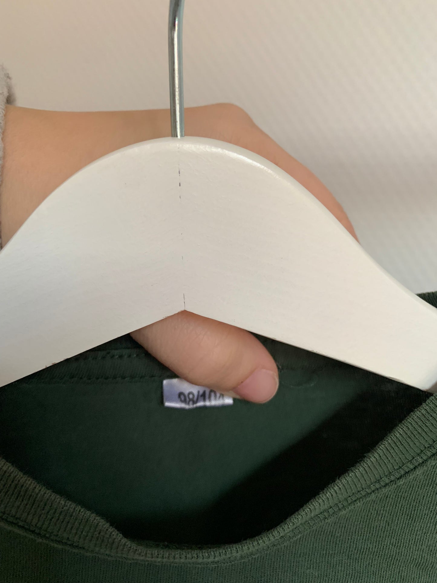 Donkergroene t-shirt