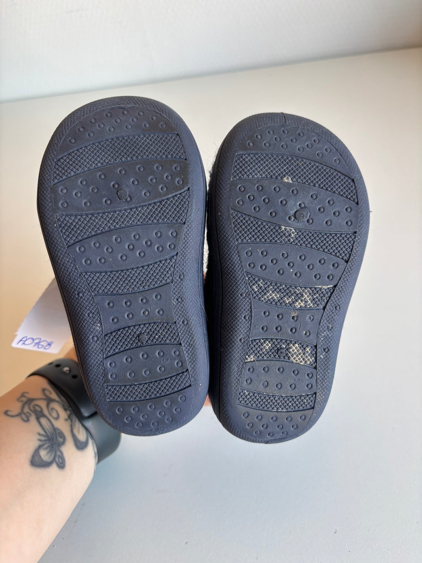 Marineblauwe sloefjes Bumba