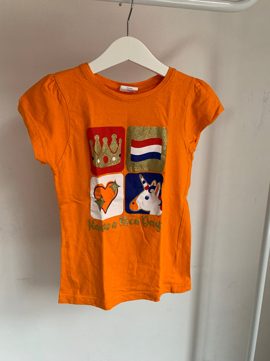 Oranje T-shirt Koningsdag