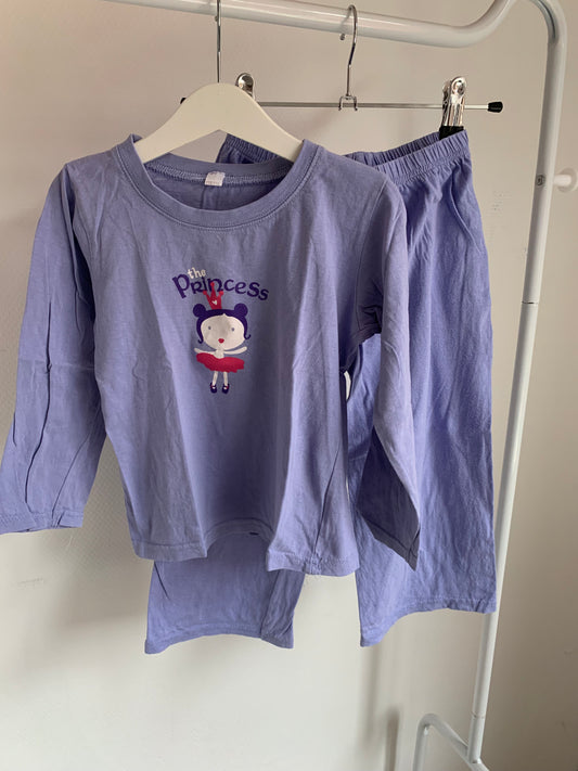 Lila tweedelige pyjama