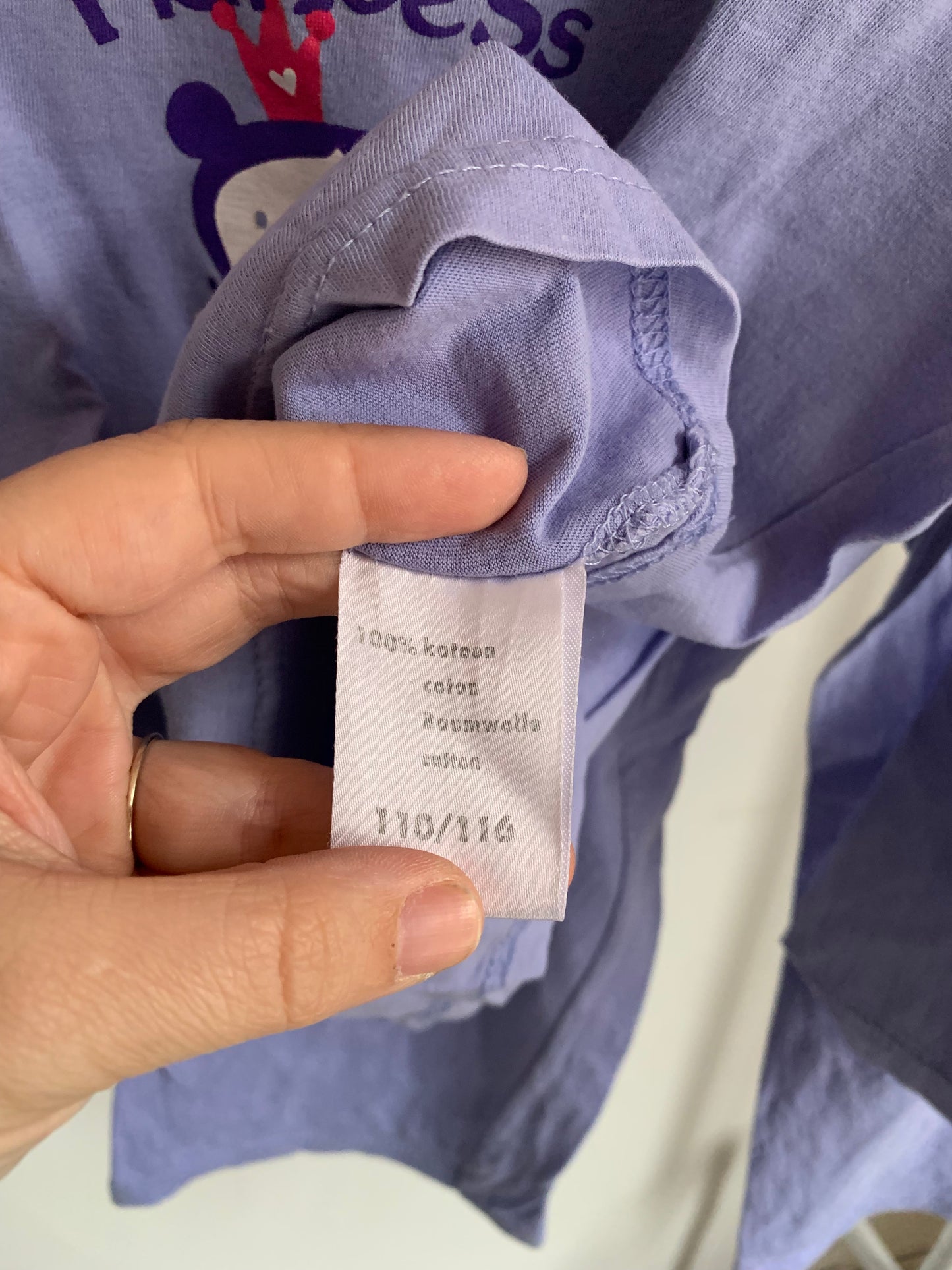 Lila tweedelige pyjama