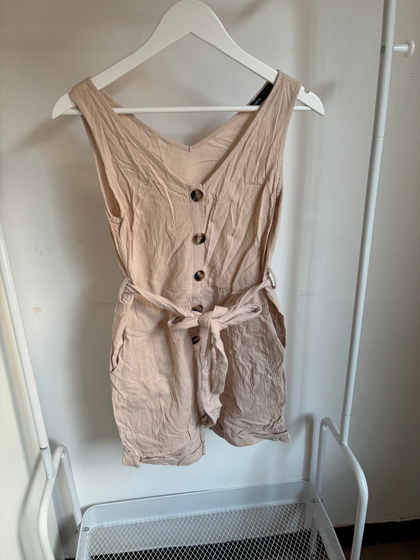 Beige playsuit