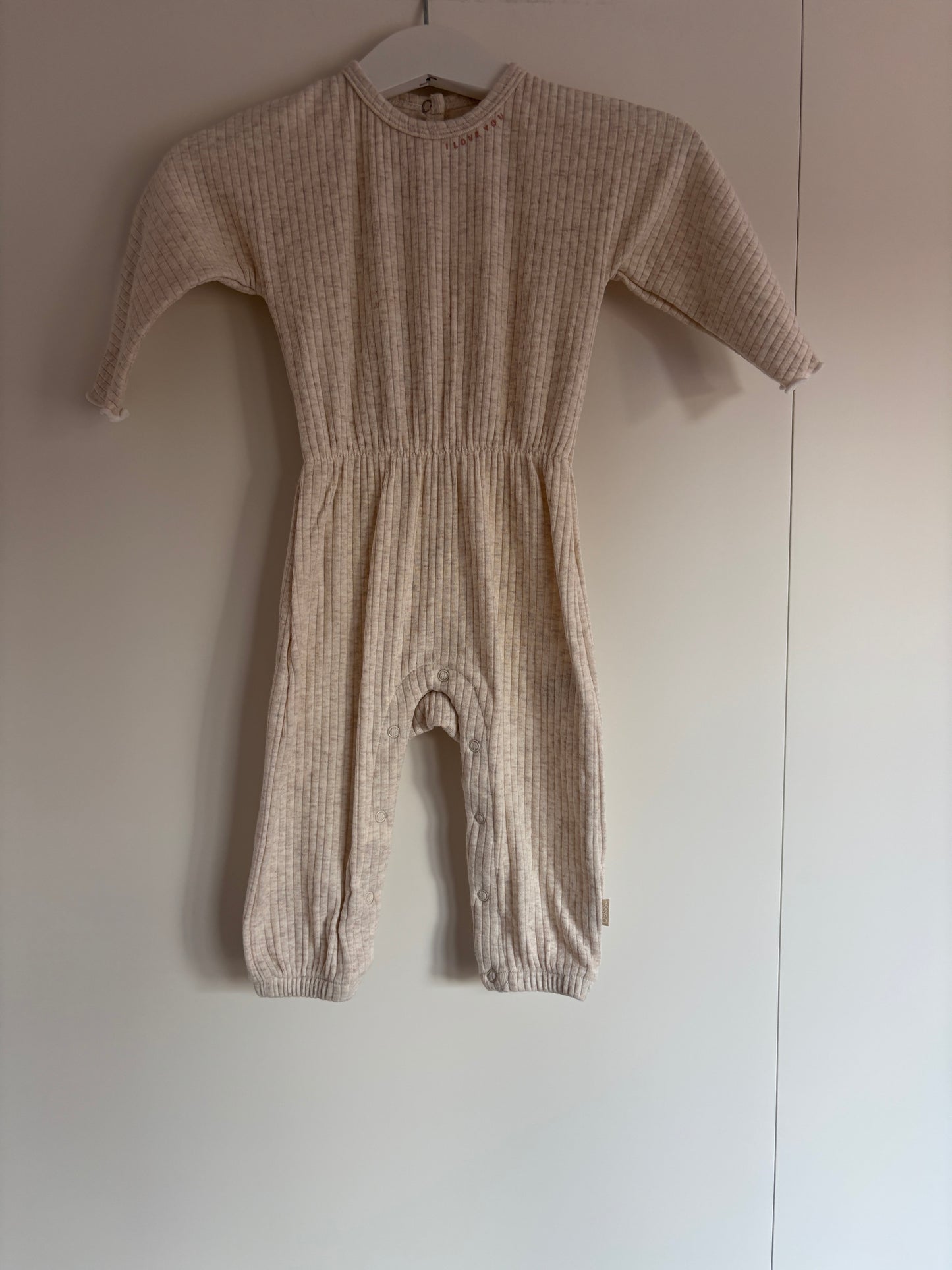 Zandkleurig ribboxpakje