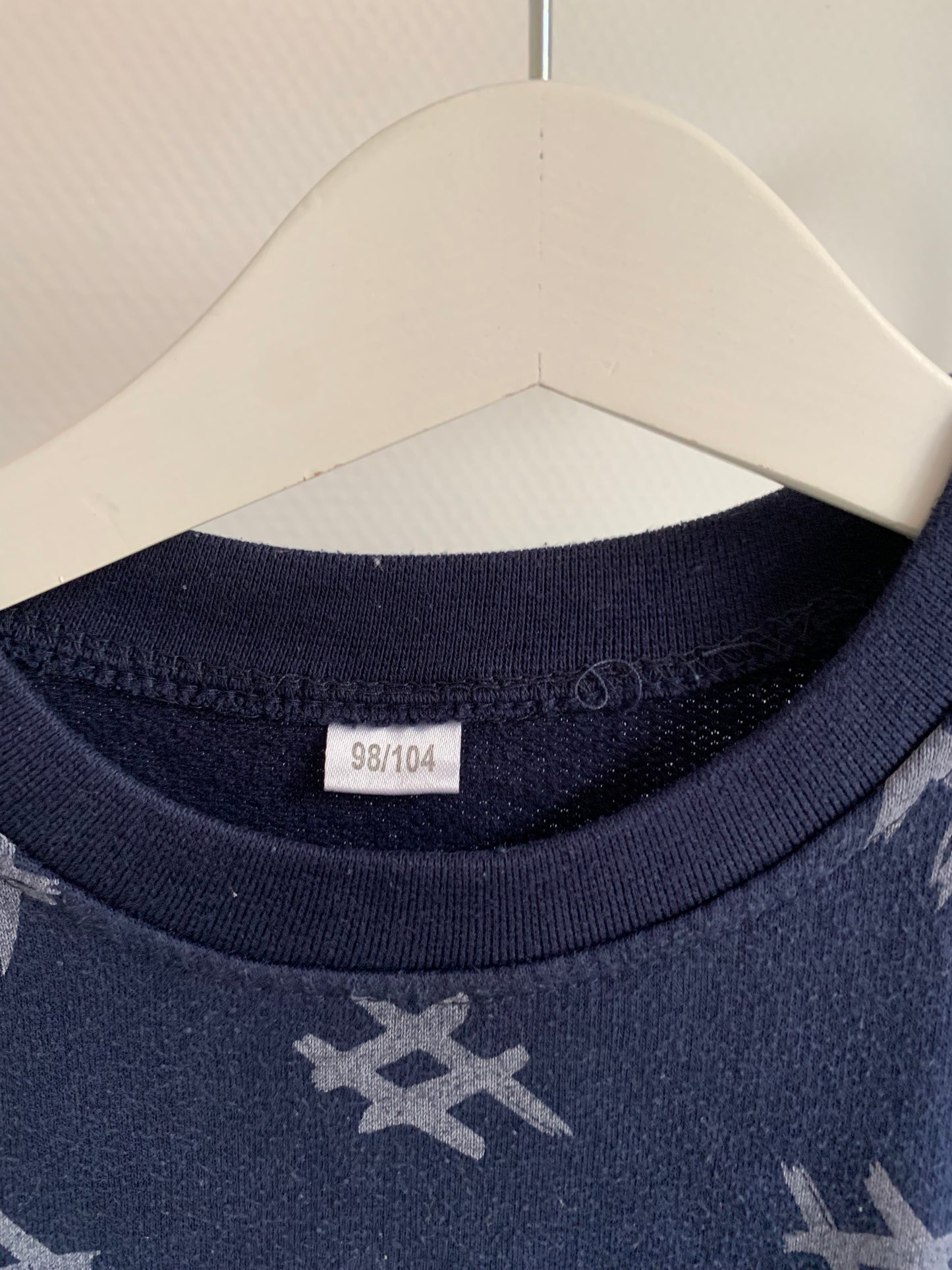 Marineblauwe sweatshirt