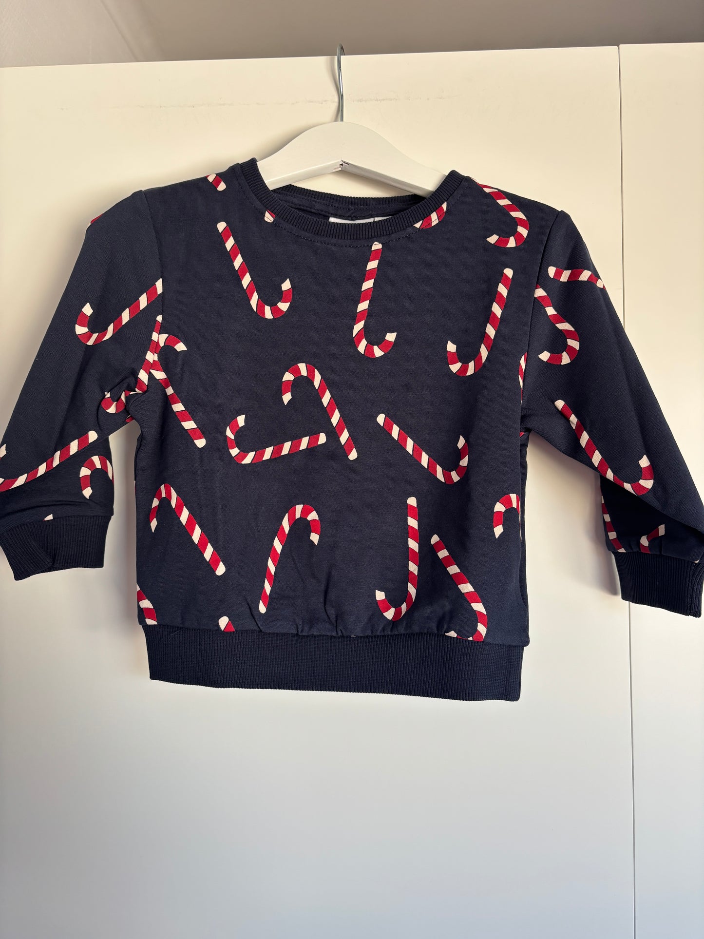 Marineblauwe kerstsweater