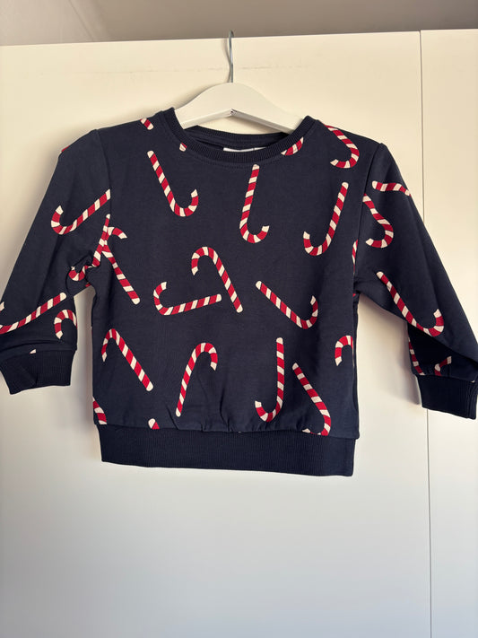 Marineblauwe kerstsweater