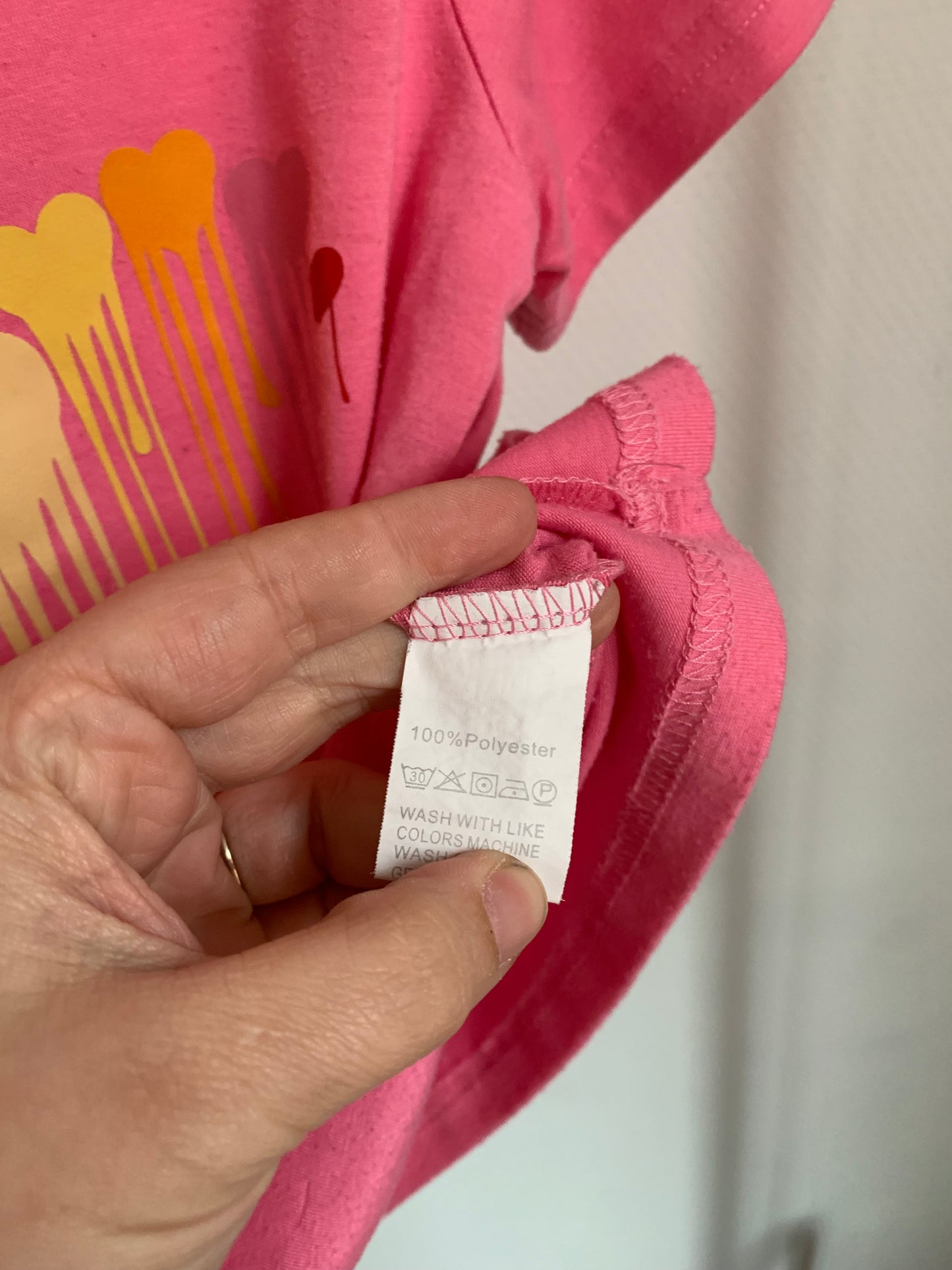 Bundel roze T-shirts (2)