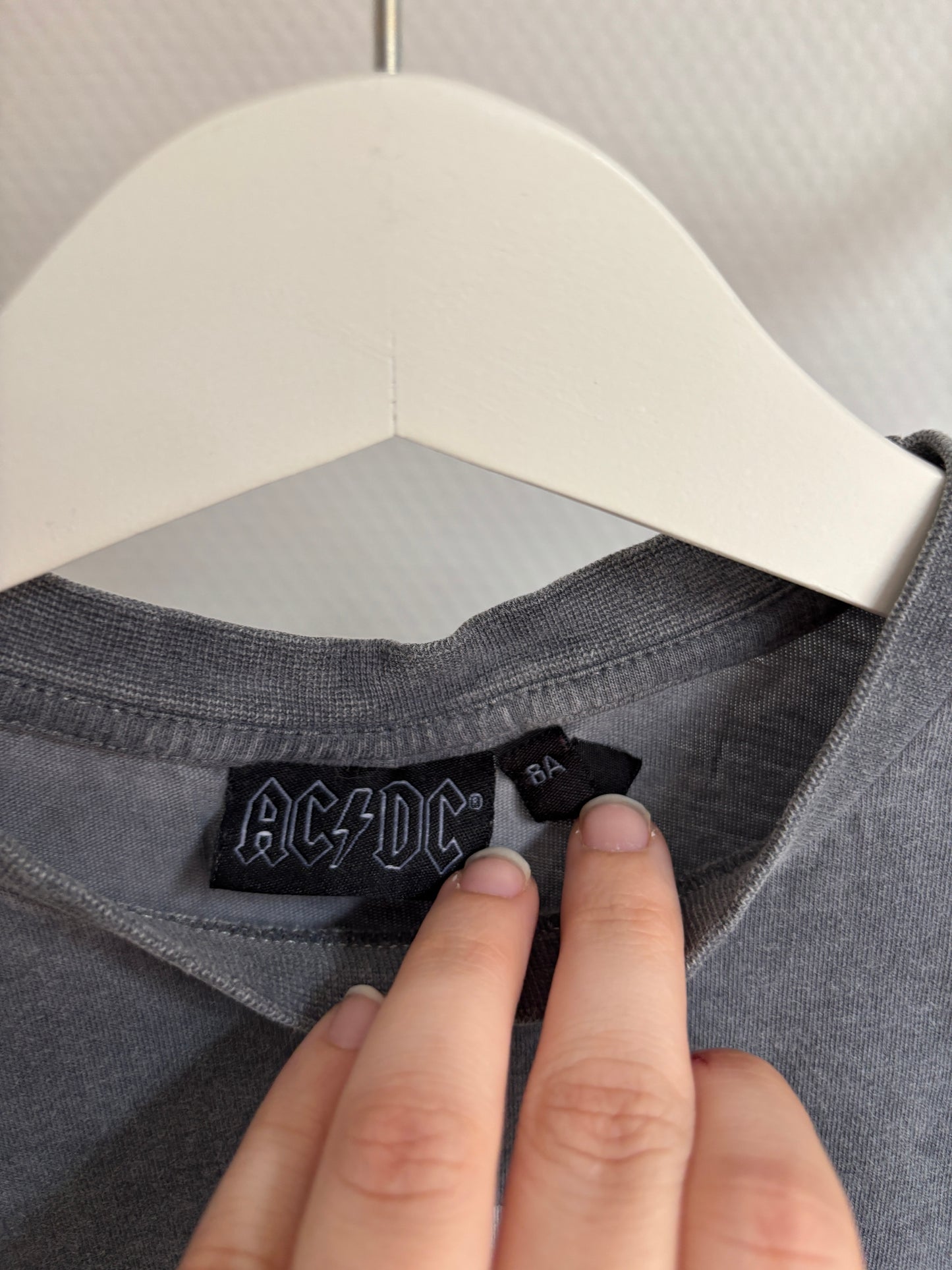 Donkergrijze T-shirt