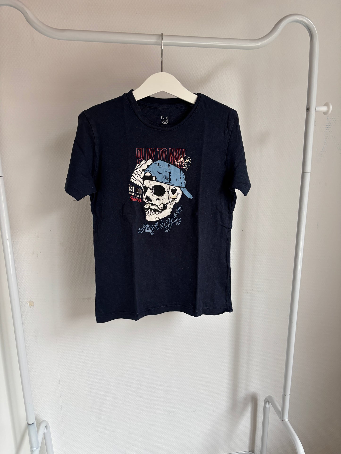 Marineblauwe T-shirt