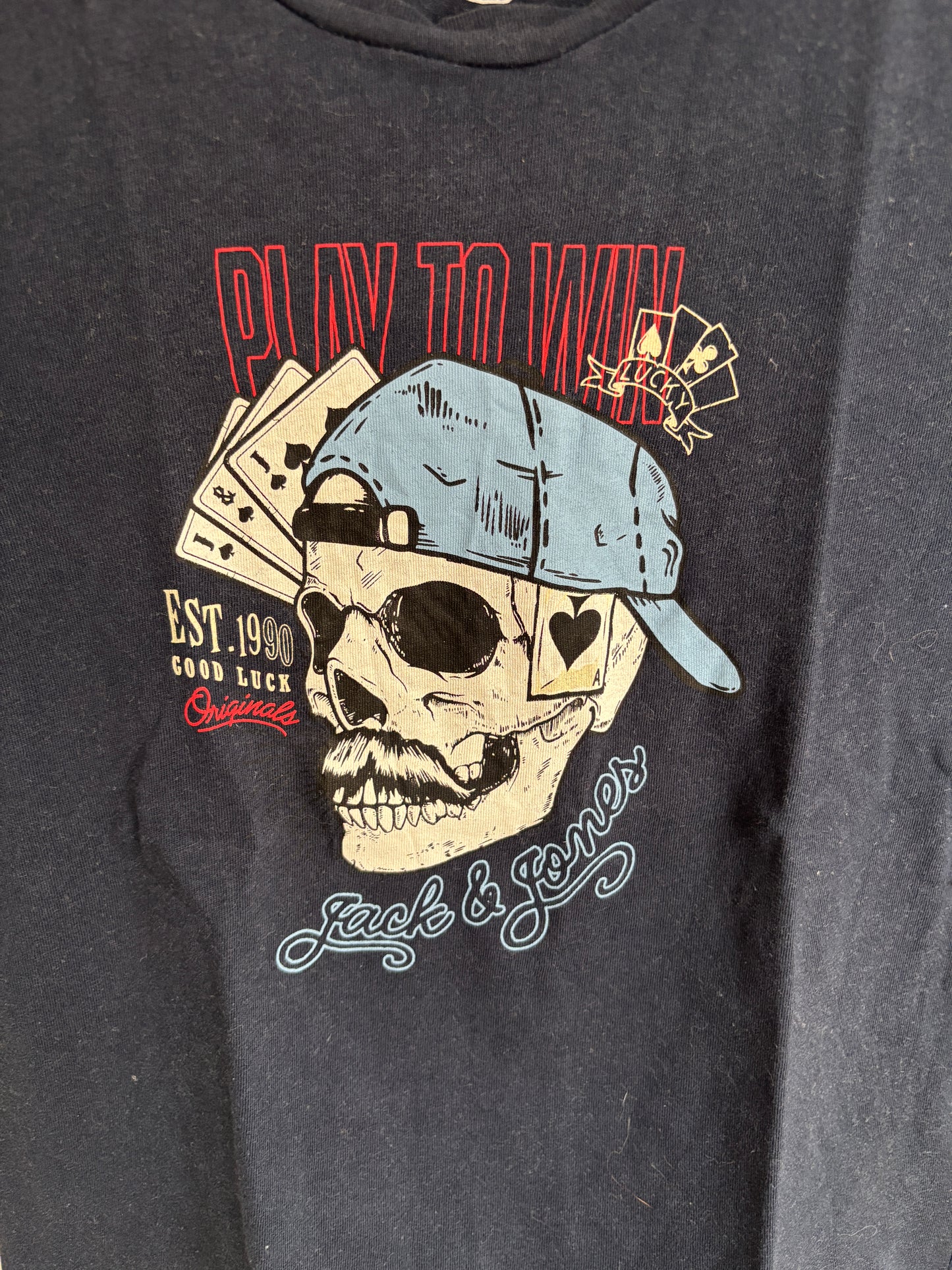 Marineblauwe T-shirt