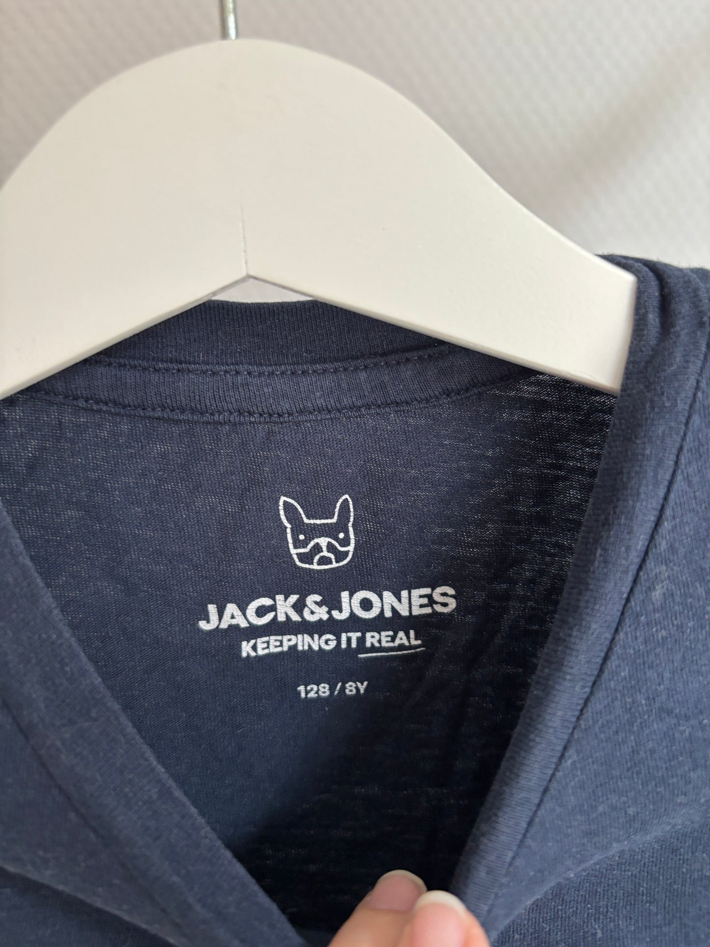 Marineblauwe T-shirt