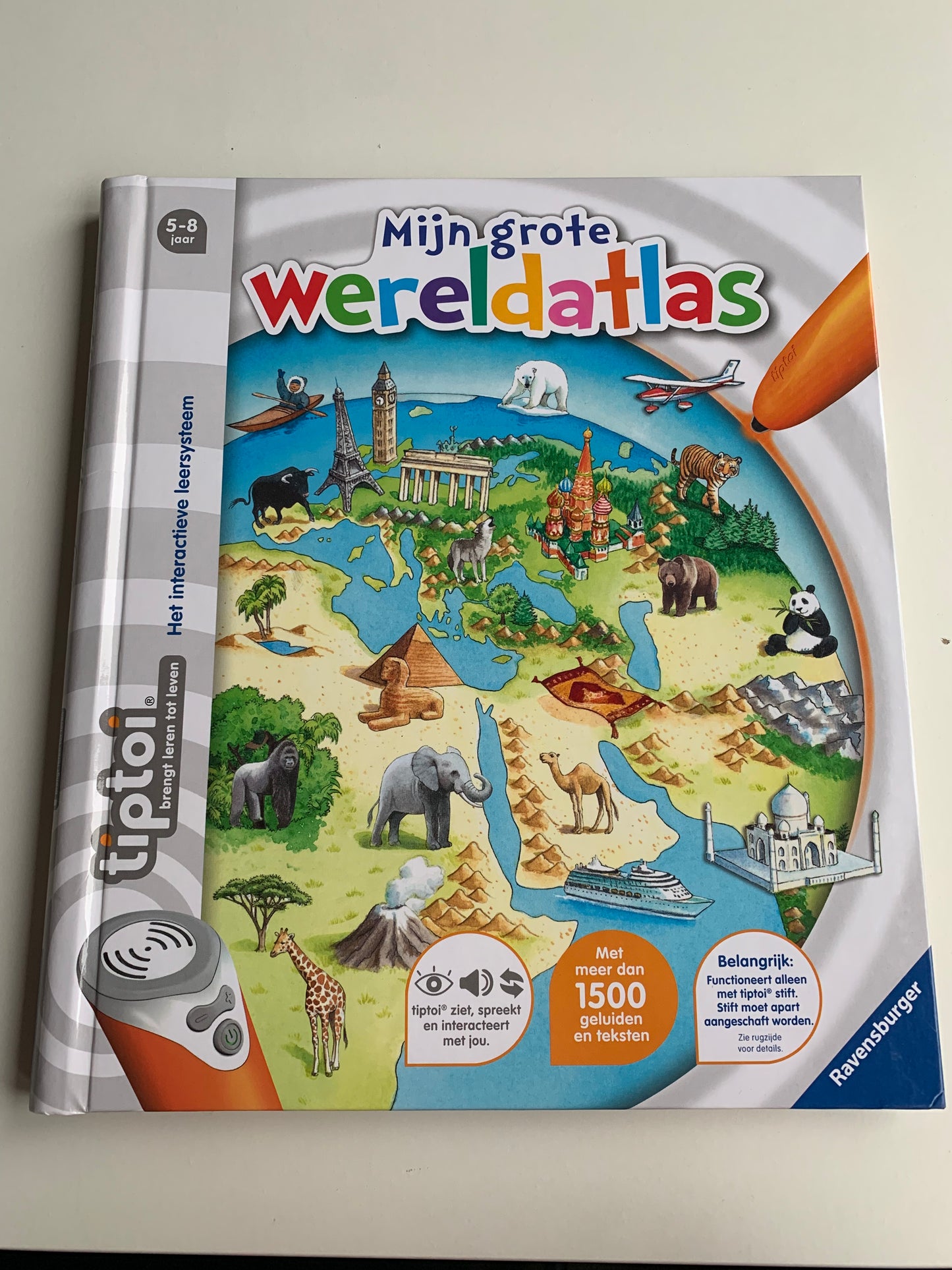 Tiptoi - Mijn grote wereldatlas