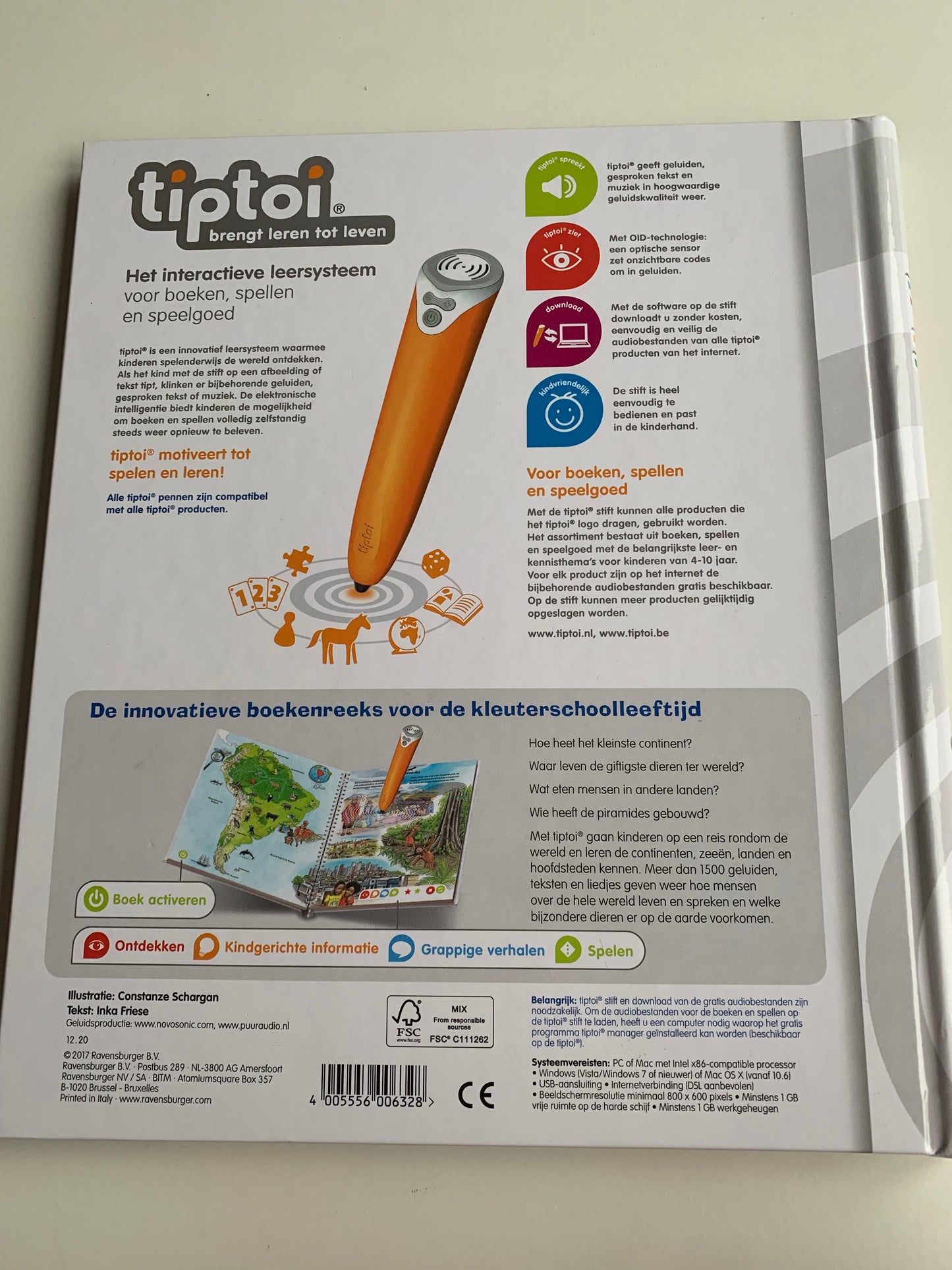 Tiptoi - Mijn grote wereldatlas