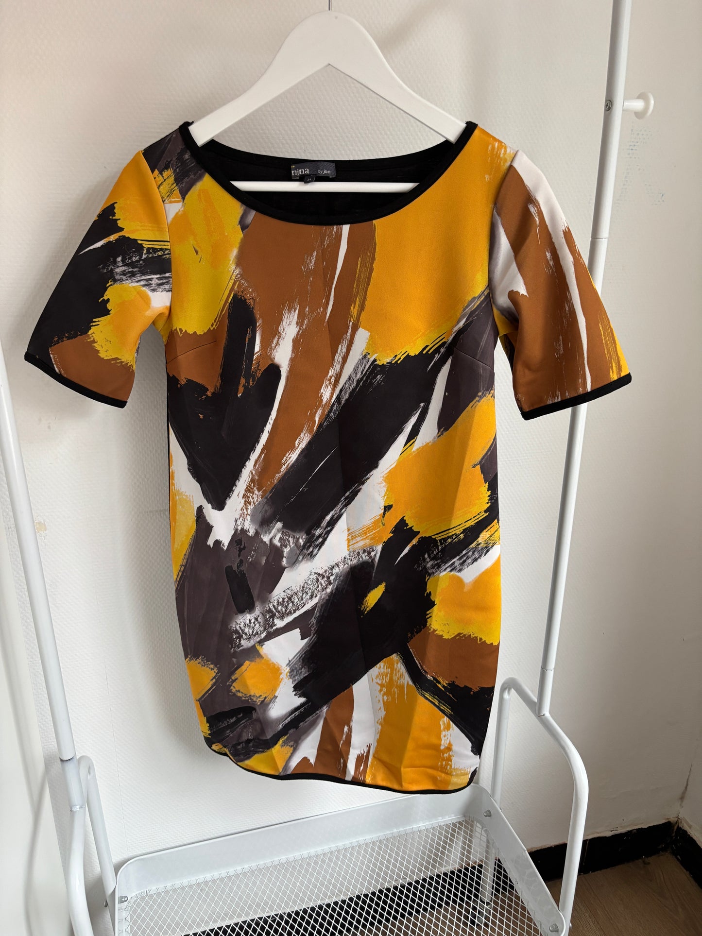 Jurk met herfstkleuren