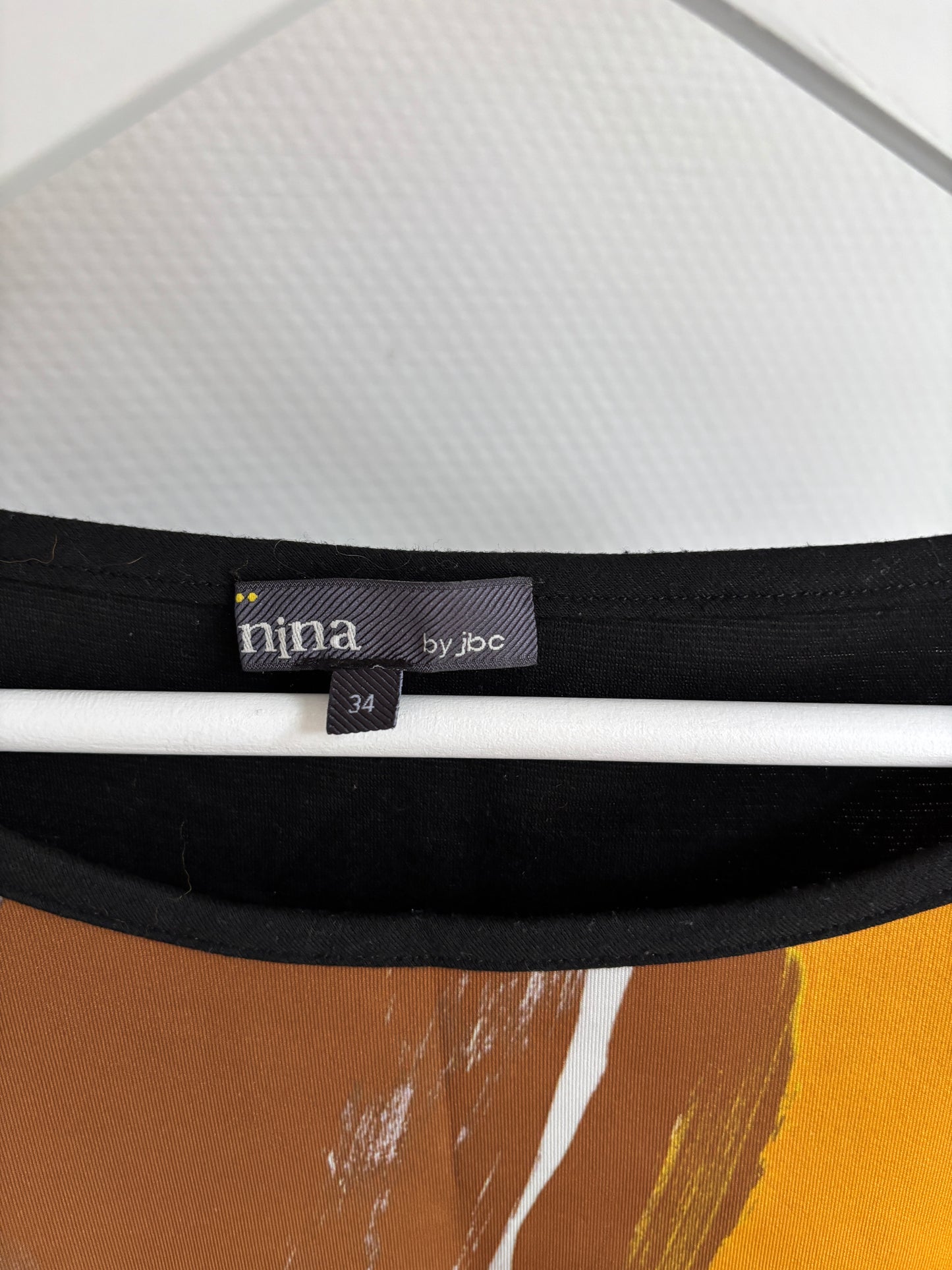 Jurk met herfstkleuren