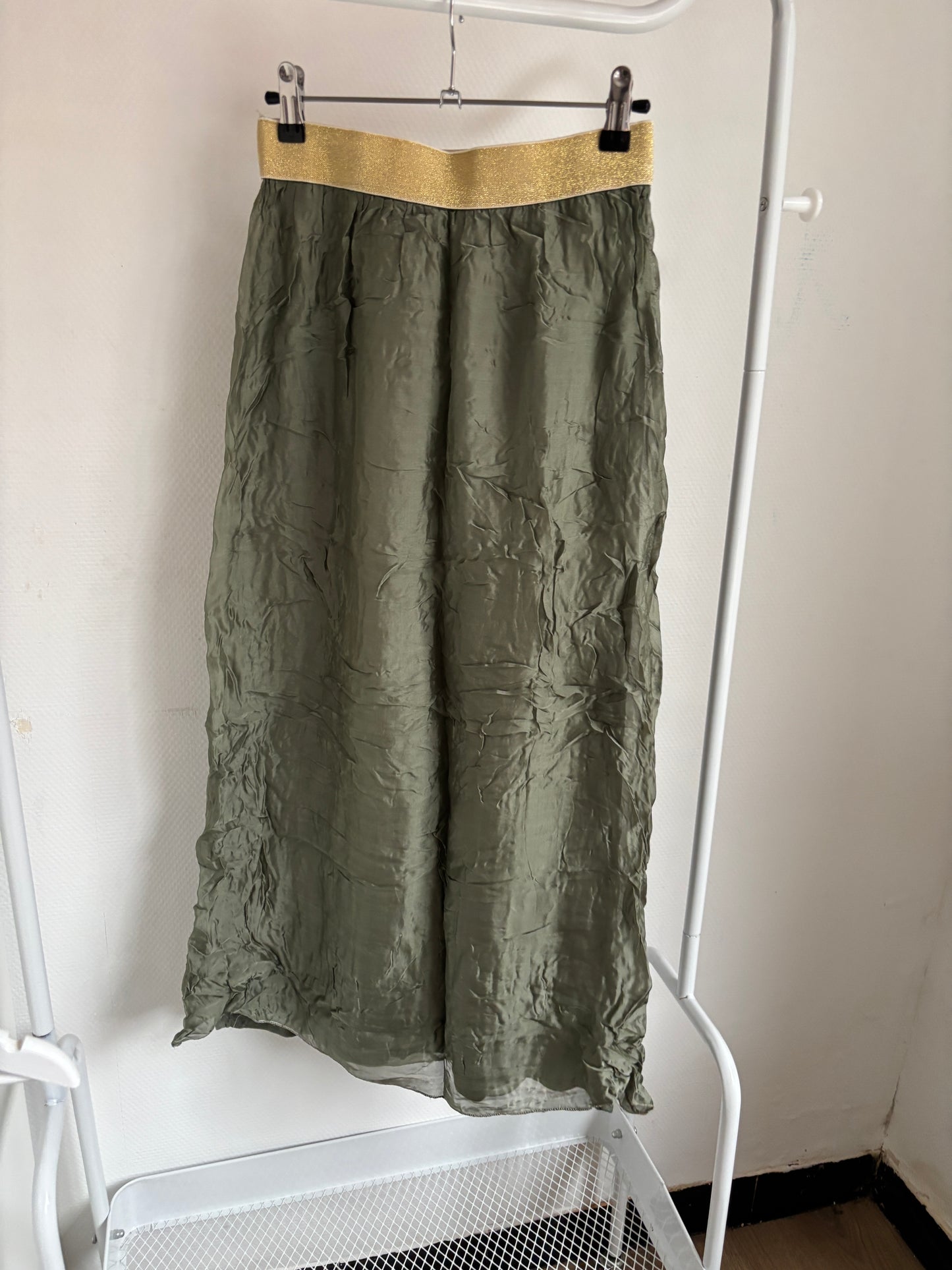 Khaki lange rok