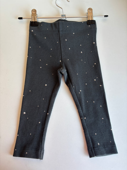 Donkergrijze gestippelde riblegging