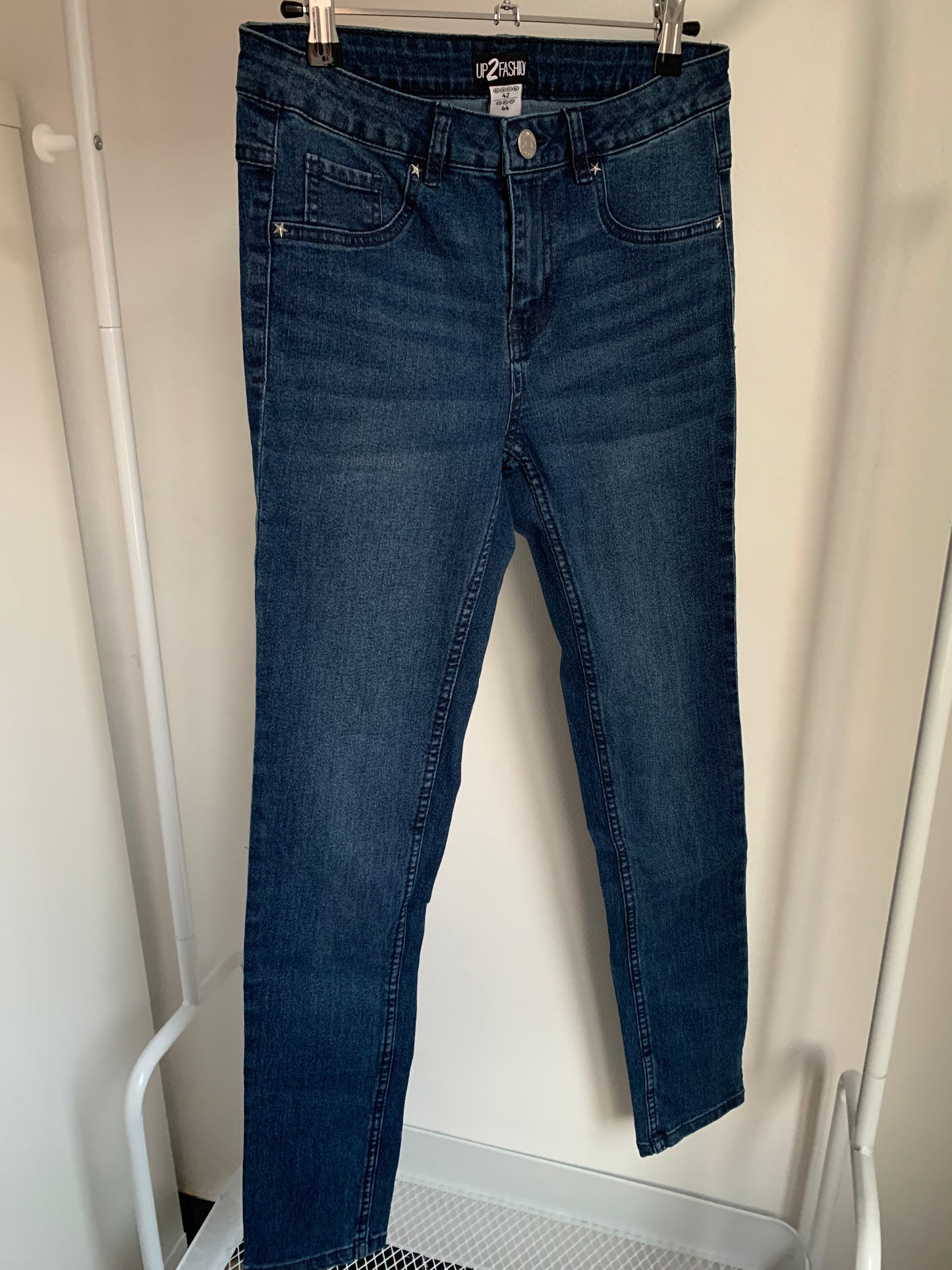 Donkerblauw jeansbroek