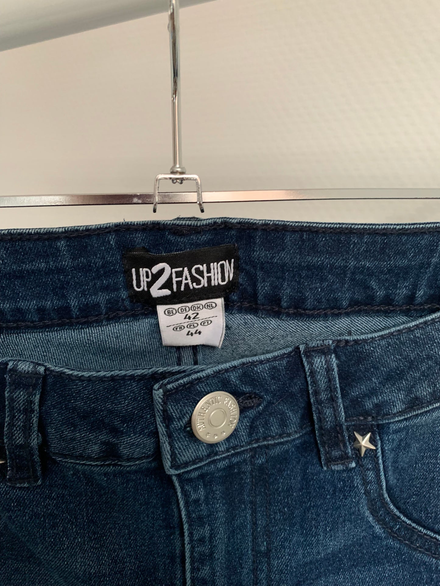 Donkerblauw jeansbroek