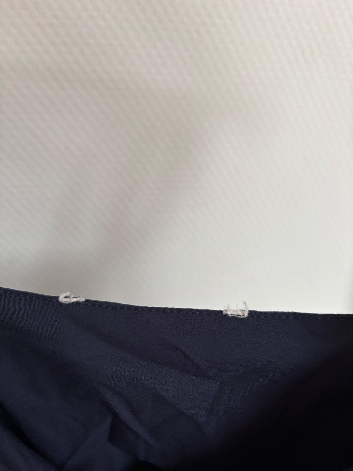 Marineblauwe mouwloze jurk