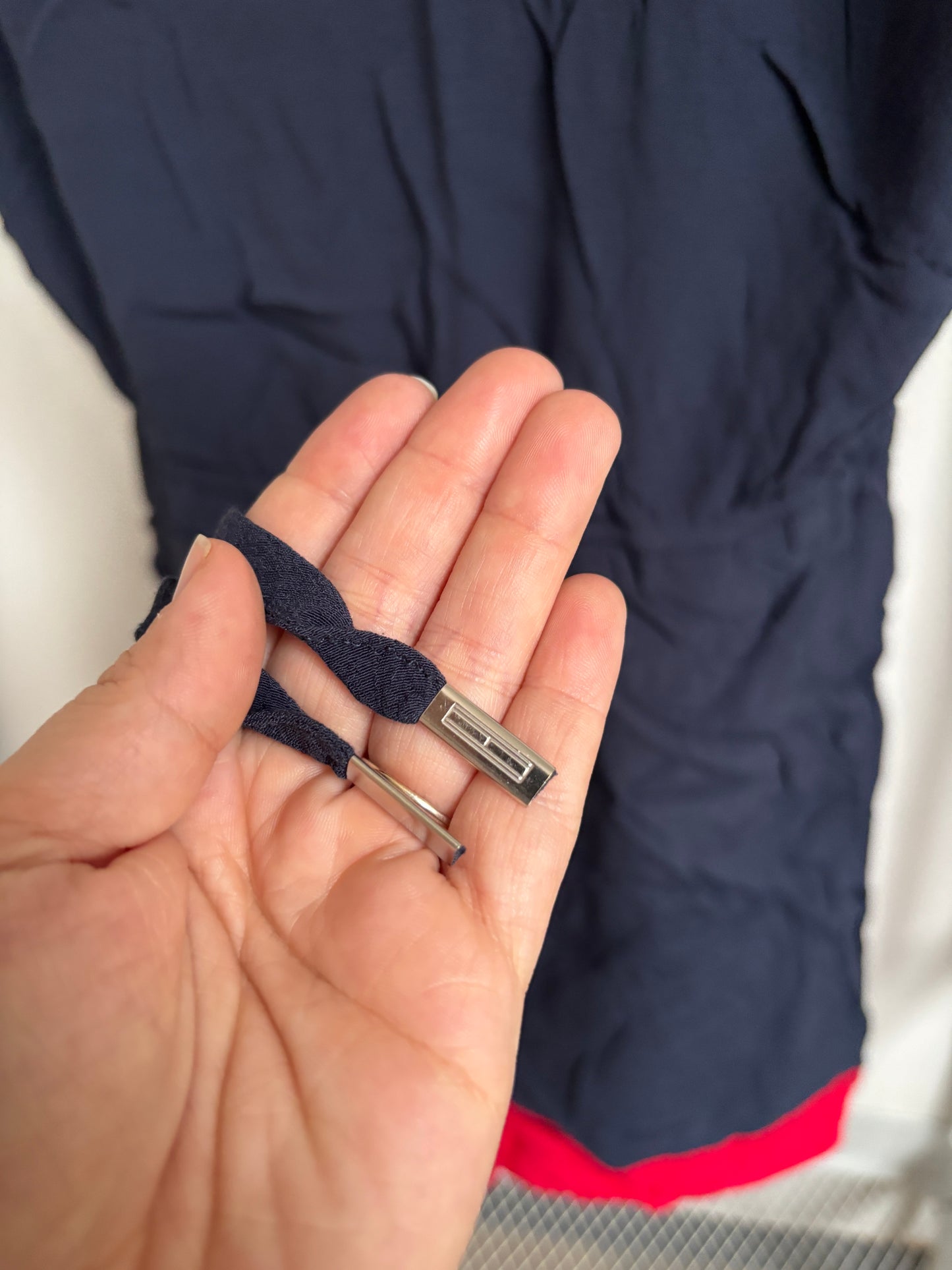 Marineblauwe mouwloze jurk