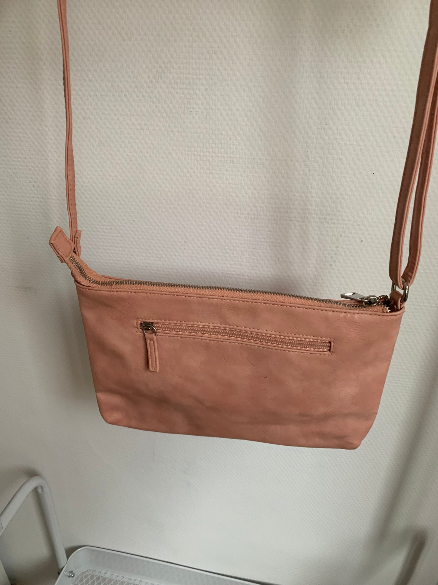 Lichtroze schoudertas