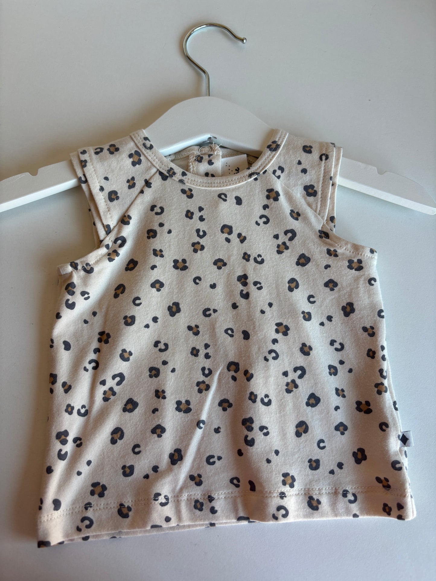 Crèmekleurig pantertopje