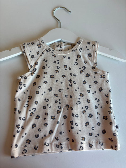 Crèmekleurig pantertopje