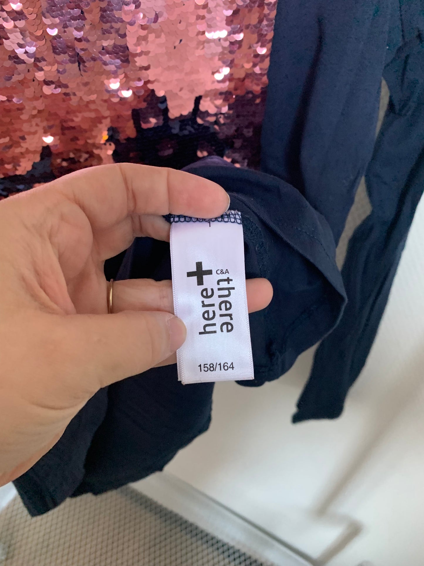 Marineblauwe longsleeve