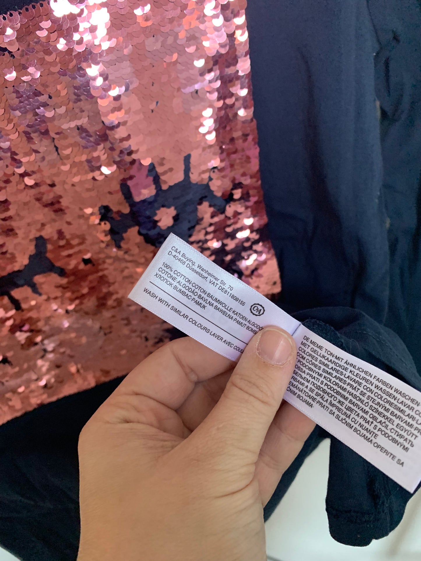 Marineblauwe longsleeve