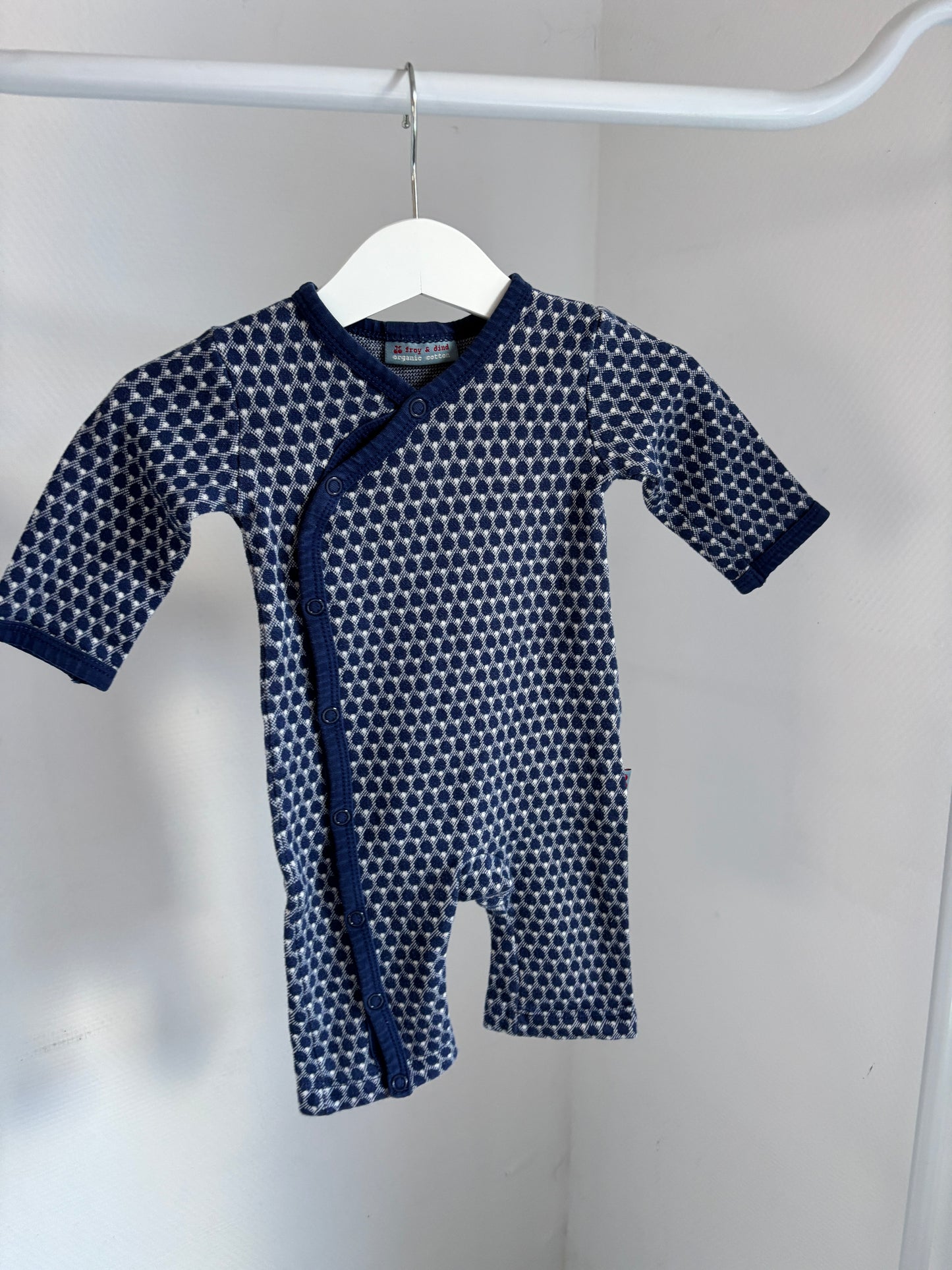 Marineblauw boxpakje