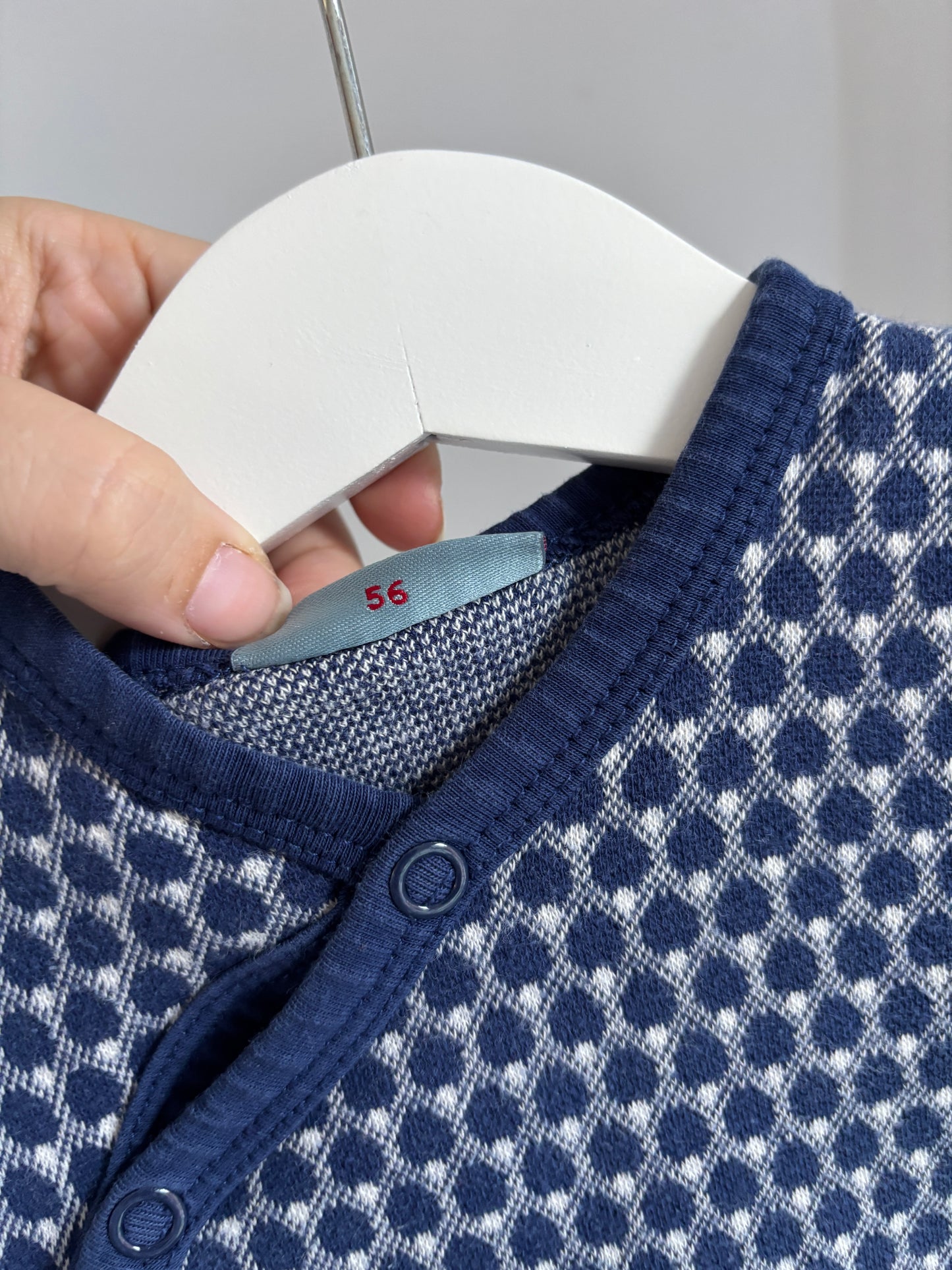 Marineblauw boxpakje