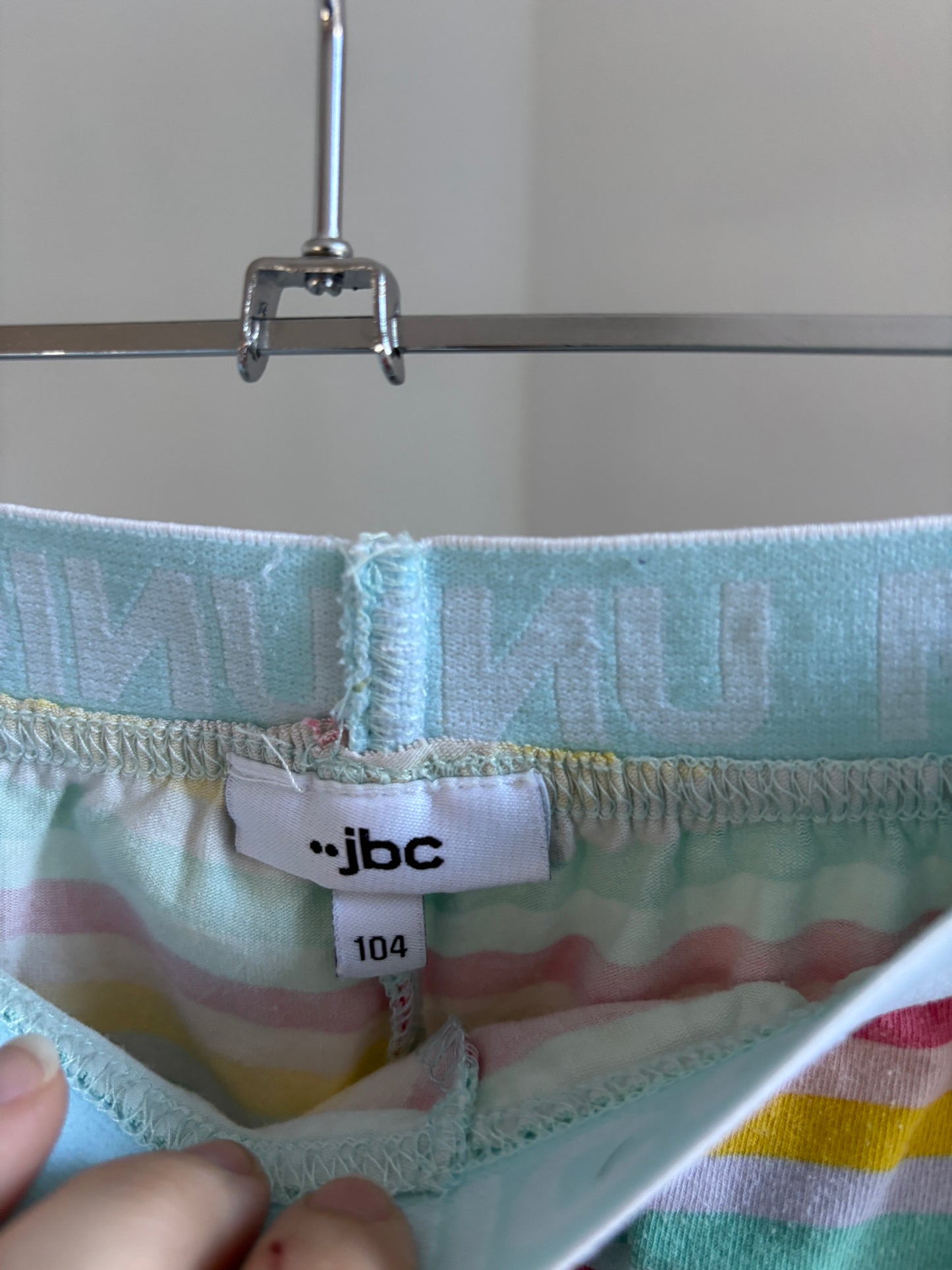 Gestreepte tweedelige pyjama