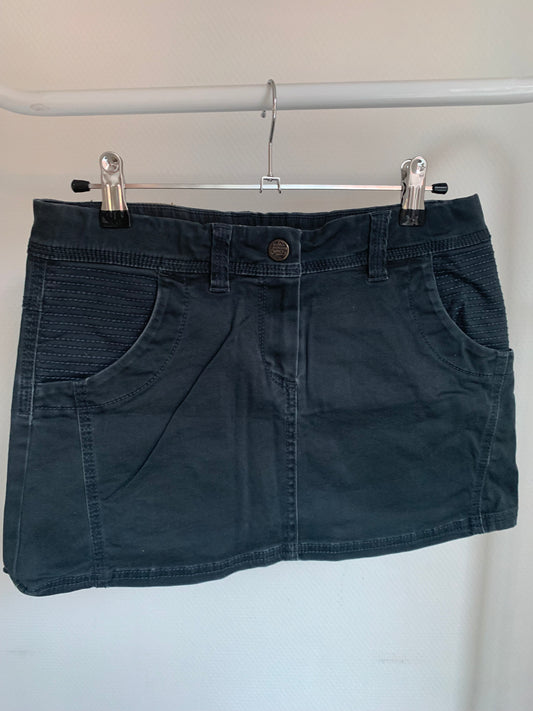 Marineblauwe minirok