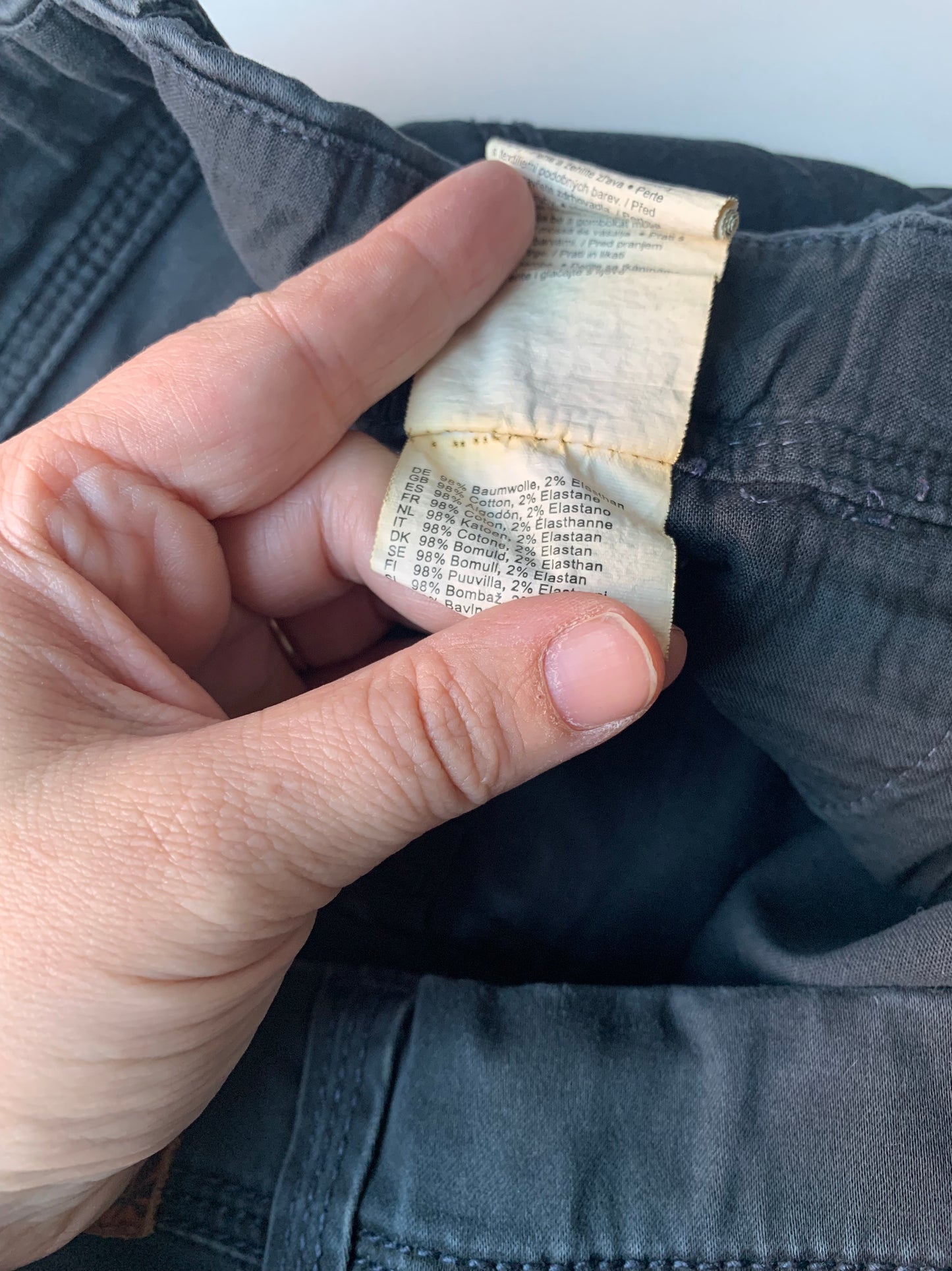 Marineblauwe minirok