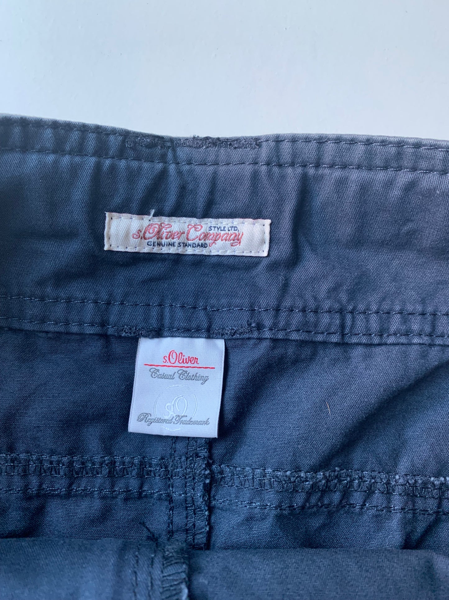 Marineblauwe minirok