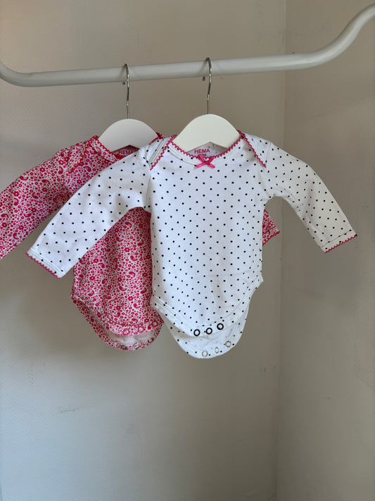 Bundel rompers met lange mouwen (2)