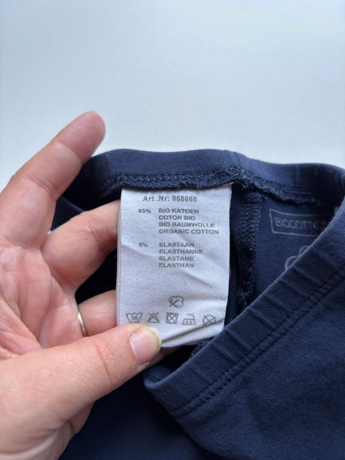 Marineblauwe legging