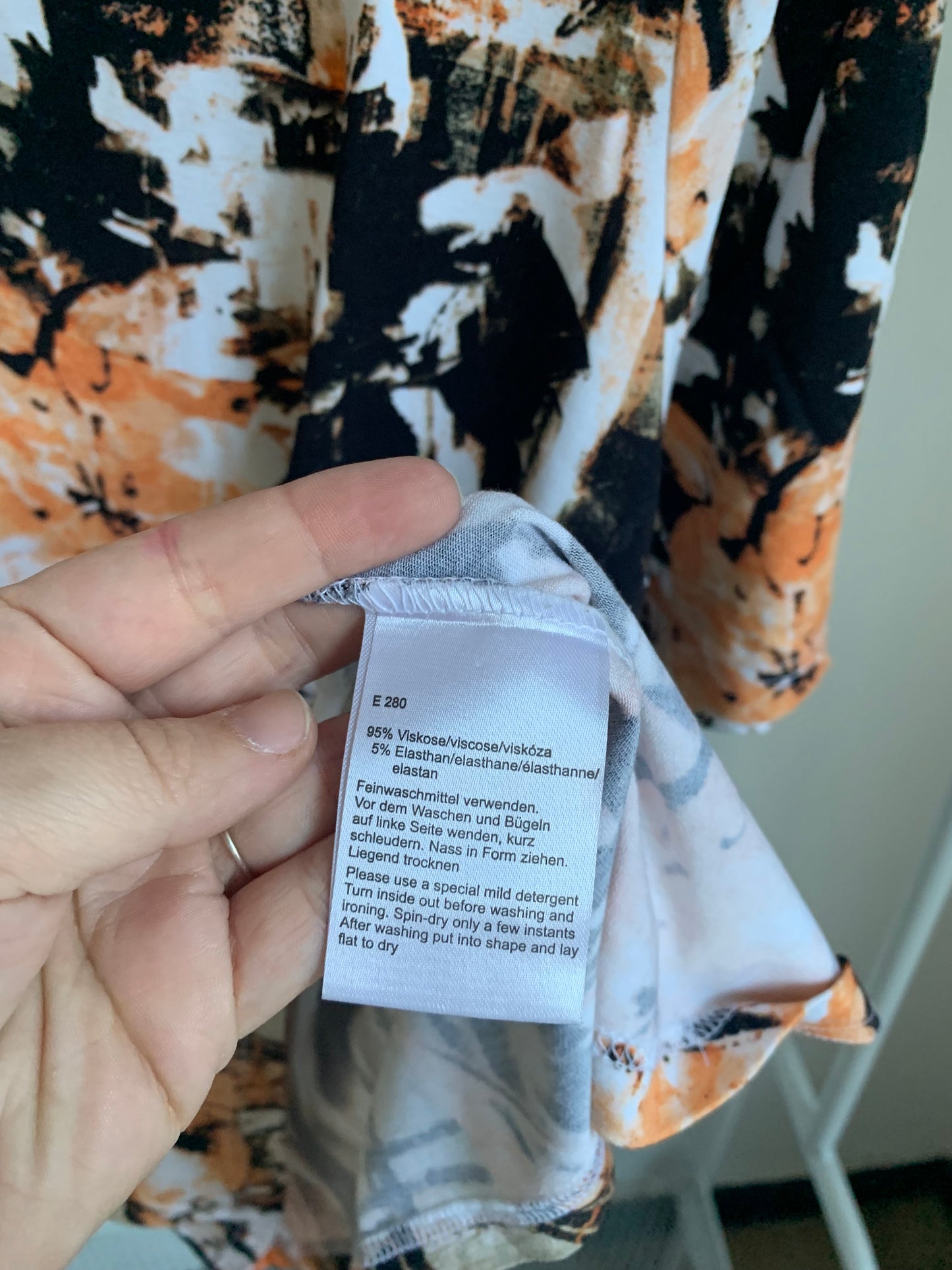 Pasteloranje T-shirt