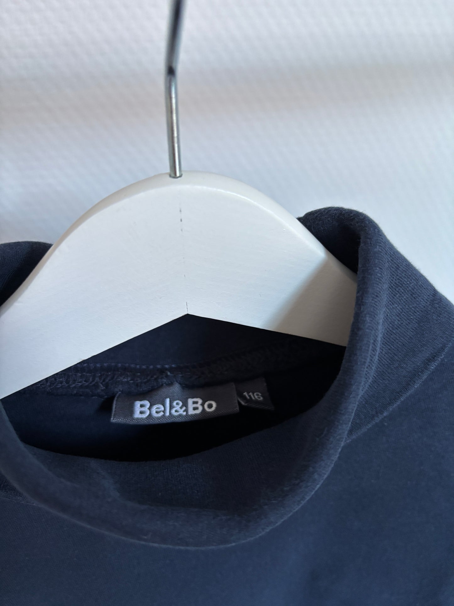 Zwarte longsleeve met rolkraag