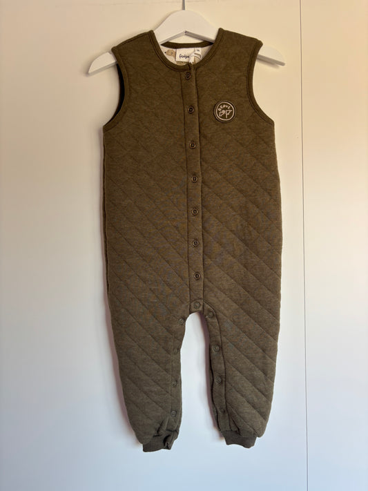 Khaki salopette