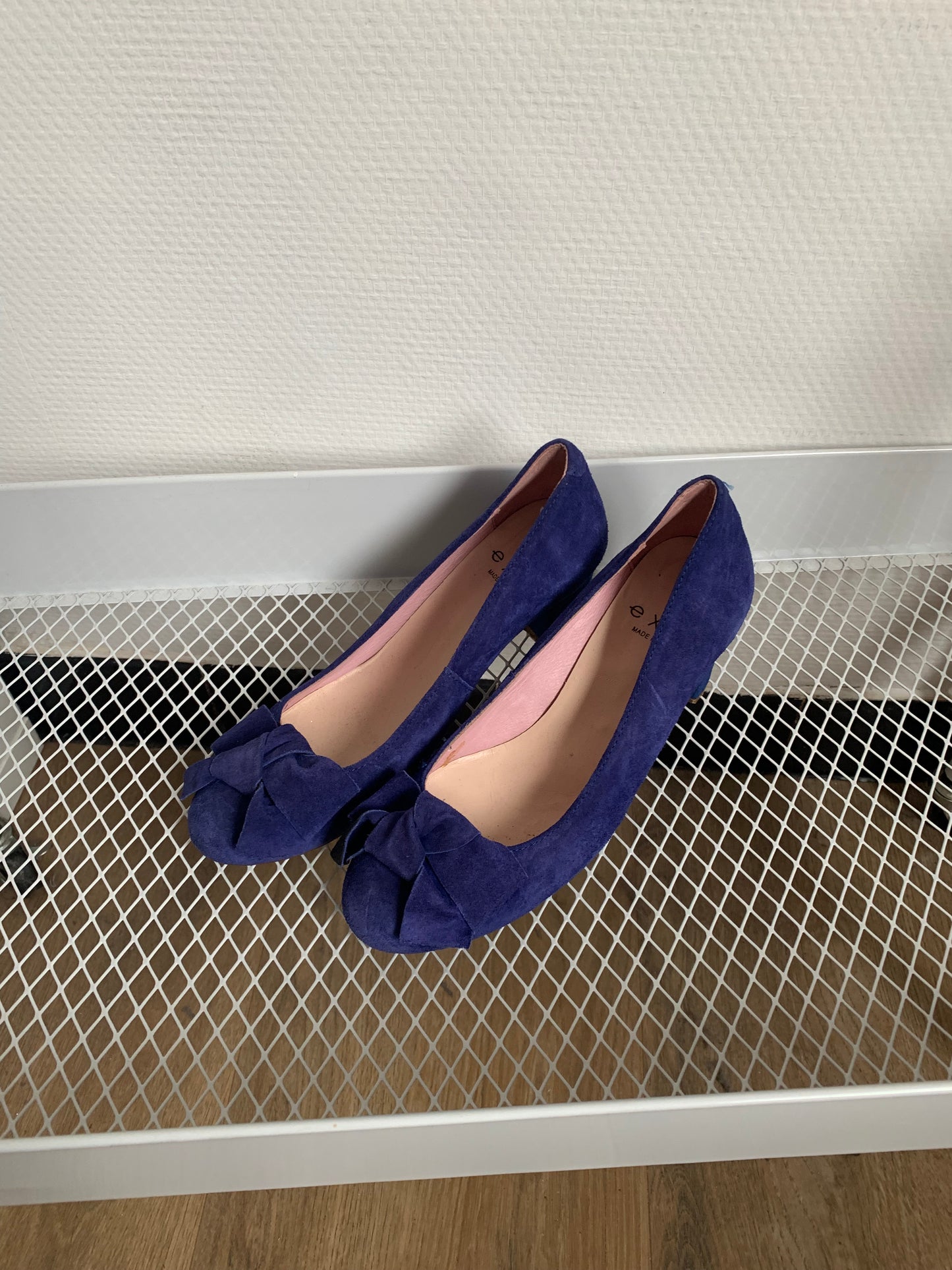 Blauwe pumps