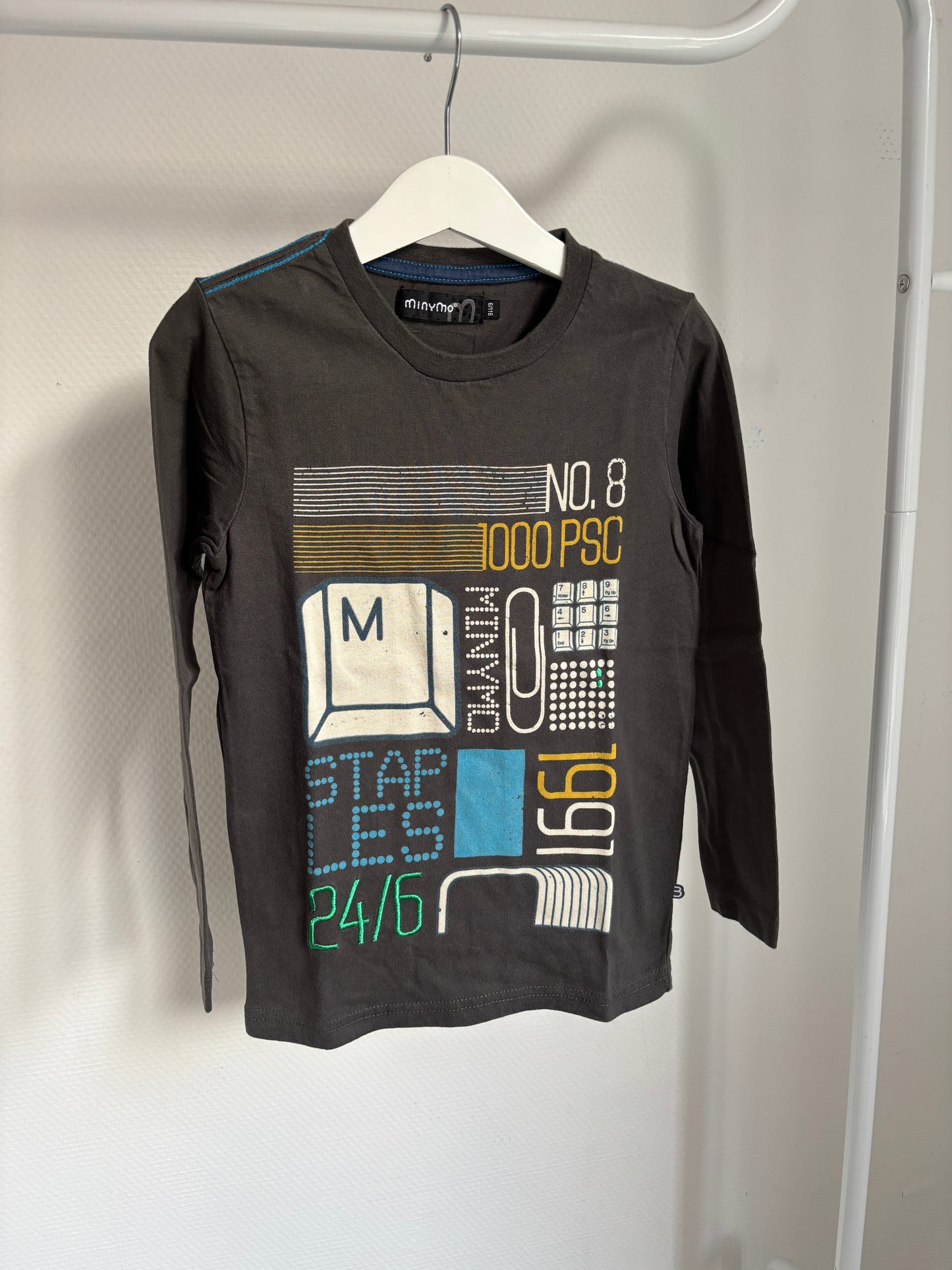 Donkergrijze longsleeve