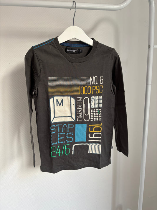 Donkergrijze longsleeve