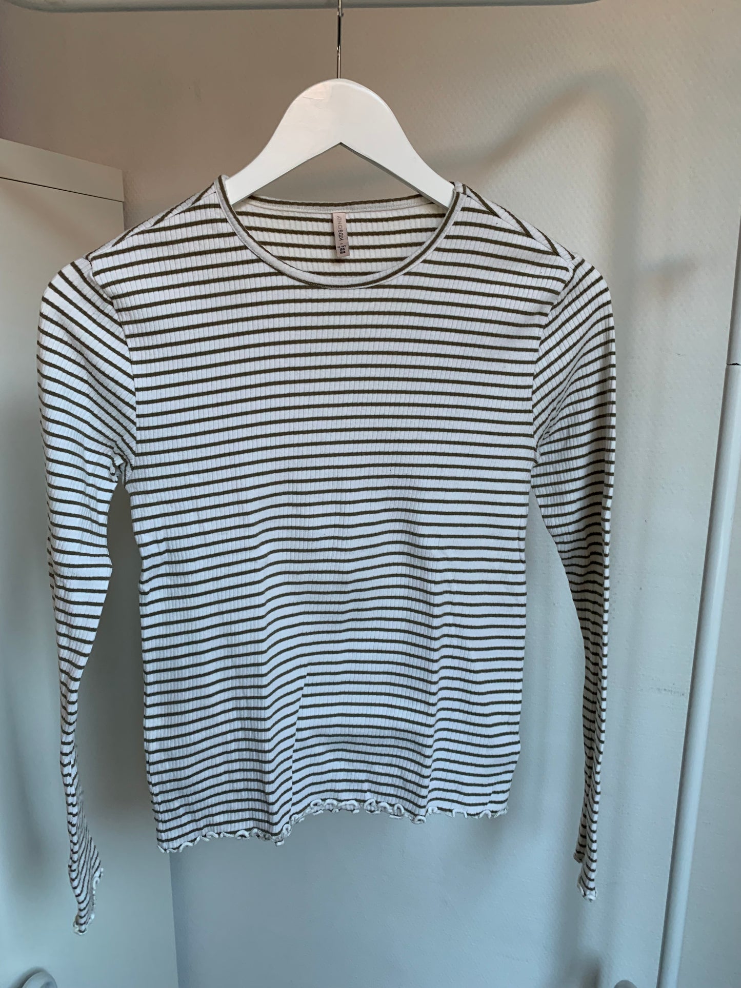 Gestreepte riblongsleeve