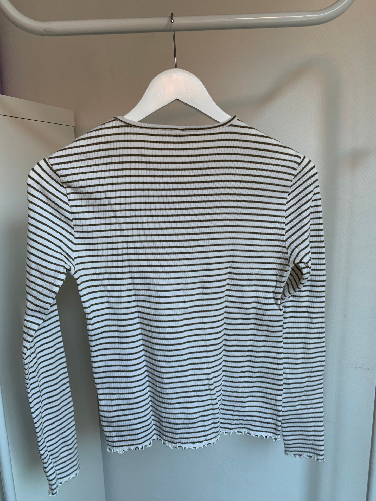 Gestreepte riblongsleeve