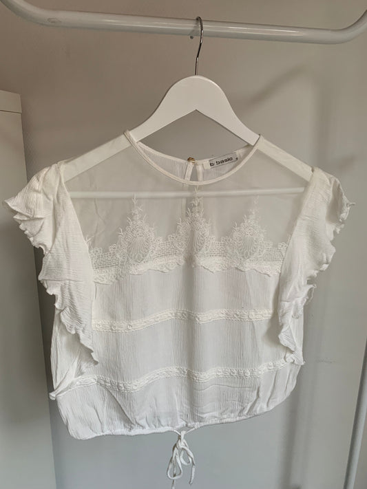 Witte blouse