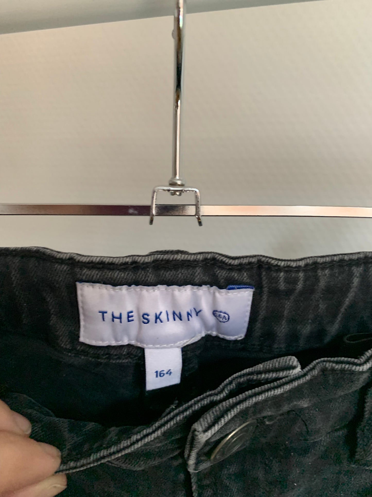 Zwarte jeansbroek
